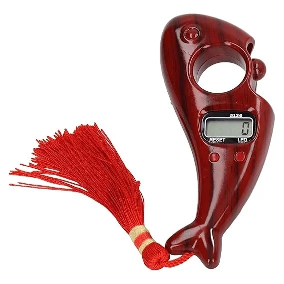 Rosary Counter, Fish Shaped Digital Bead Counter, Lightweight for Relaxation