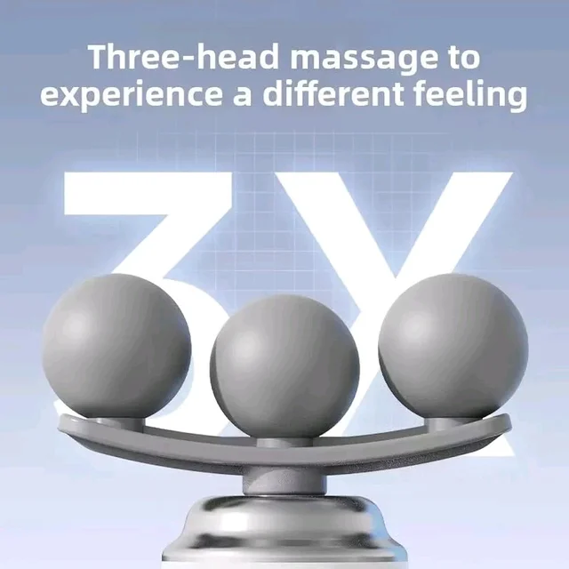 3 Head Massager