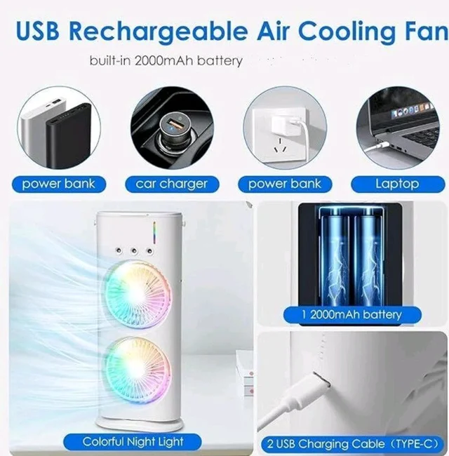 Double Ended Mist Fan