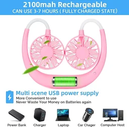 Hand Free Neck Fan