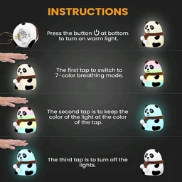 3D Touch Lamp Panda