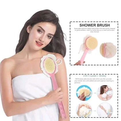 2 In 1 Loofah Brush