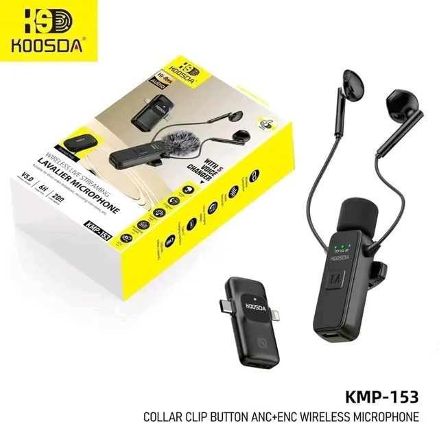 Koosda mic With Earphone Bluetooth Connection