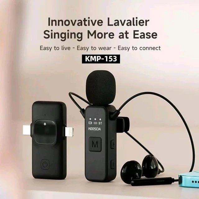 Koosda mic With Earphone Bluetooth Connection