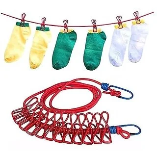 12 Clip Rope For Clothes