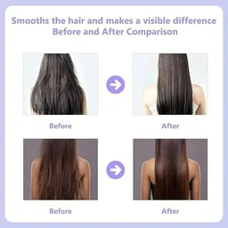 Rechargeable Hair Straightener Brush | Cordless Styling Comb for Women