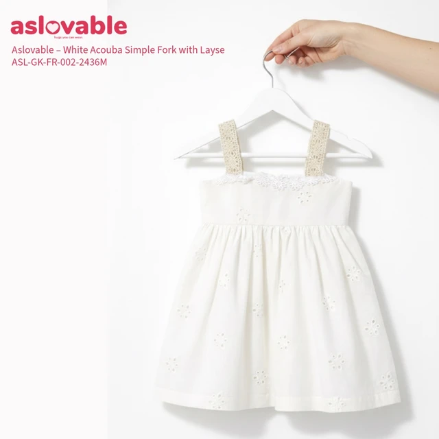 Aslovable White Willow Haqoba Dress