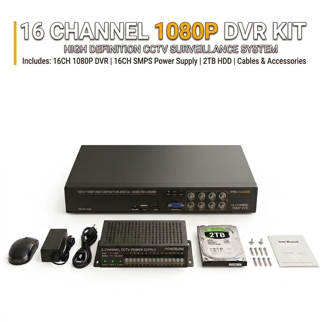 16 CHANNEL BUDGET SERIES DVR KIT