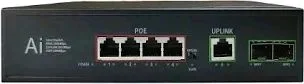 5G1. 4 PORT POE WITH SFP