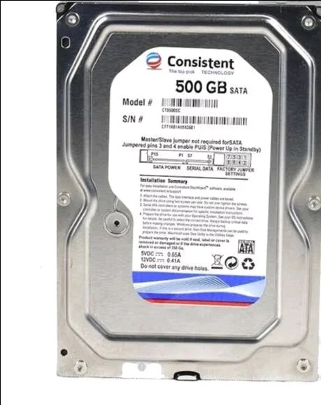6A. CONSISTENT 500GB SURVEILLANCE HDD