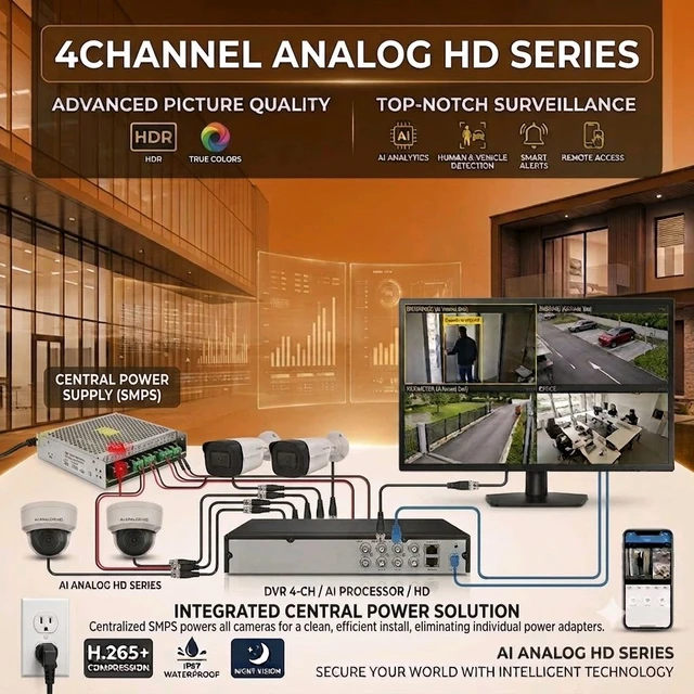 5 CHANNEL SURVEILLANCE SERIES XVR KIT