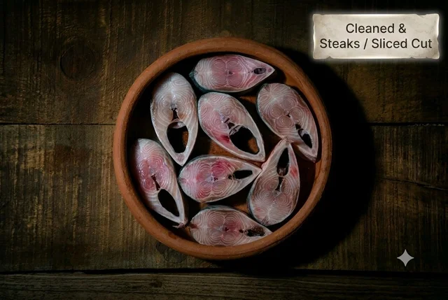 FreshFin Bangdi - Big, 1KG, Cleaned & steaks/ sliced Cut
