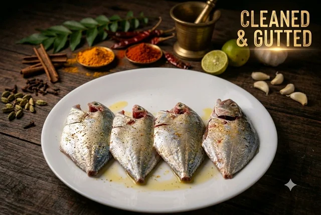 FreshFin Chanda Kukari - medium, 1kg, Cleaned & Gutted