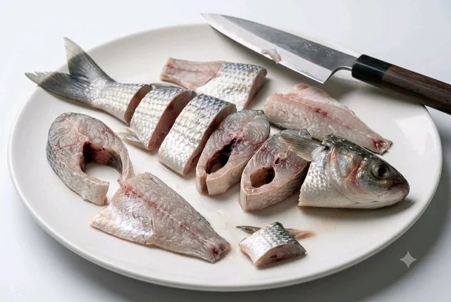 FreshFin Farsha - medium, 0.7kg, Cleaned & Cut