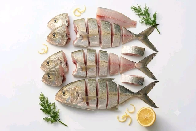 FreshFin Kukari - medium, 1.5kg, Cleaned & Sliced Cut
