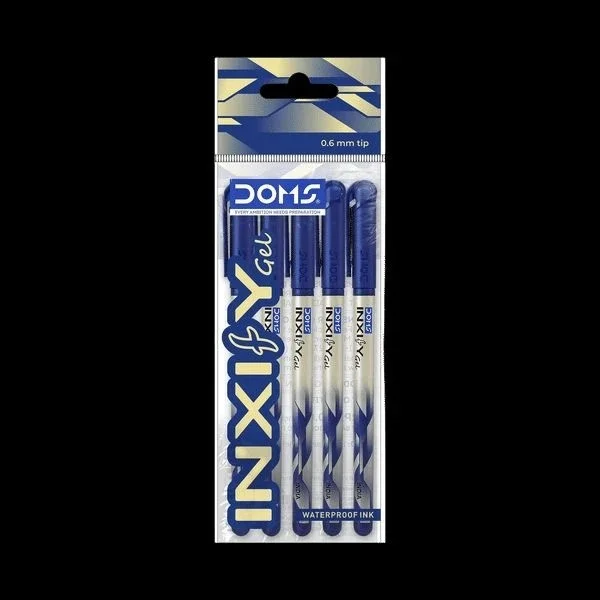 Doms Inxify Gel Pen (5pc Pack) - Blue