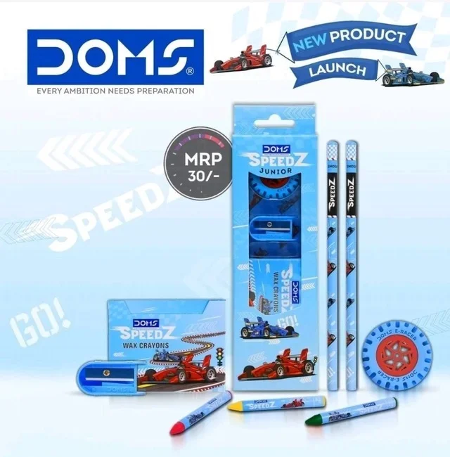 Doms Speedz Junior Stationery Kit 