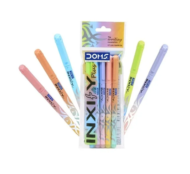 Doms Inxify Plus Ball Pen 6mrp (5pc pack) - Blue