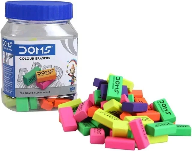 Doms Eraser Jar  (100pc)