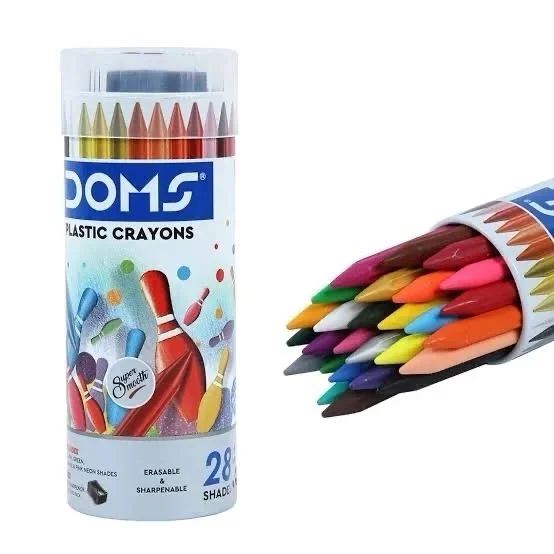 Doms Plastic Crayons 28 Shade