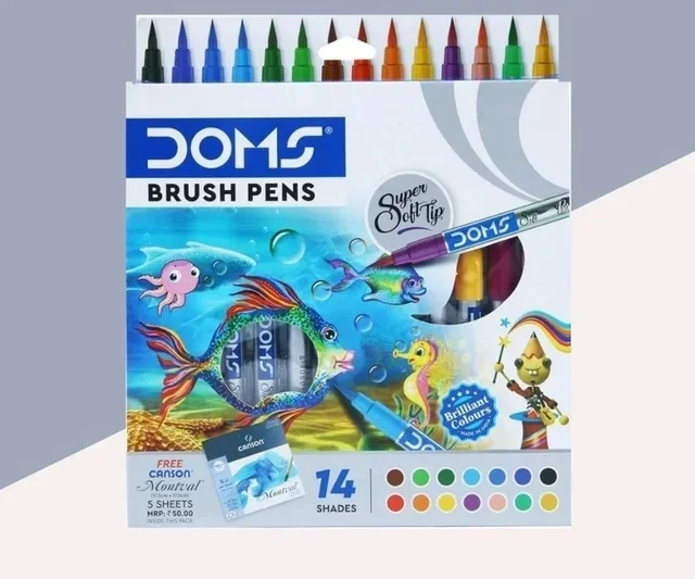 Doms Brush Pen 14 Shades 