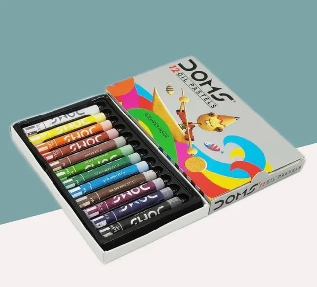 Doms Oil Pastels 12 Shades