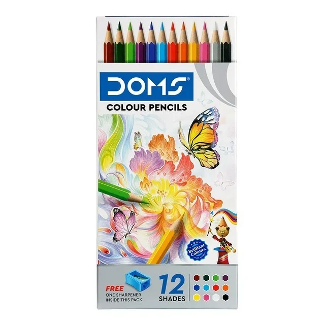  DOMS FSC 12 SHADES COLOUR PENCIL