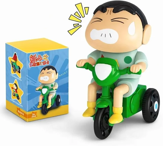 shinchain at bicycle ( toy)