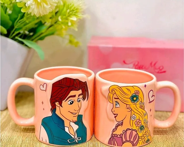 KV5537-P1-T48 3D DISNEY RAPUNZEL MUG SET
