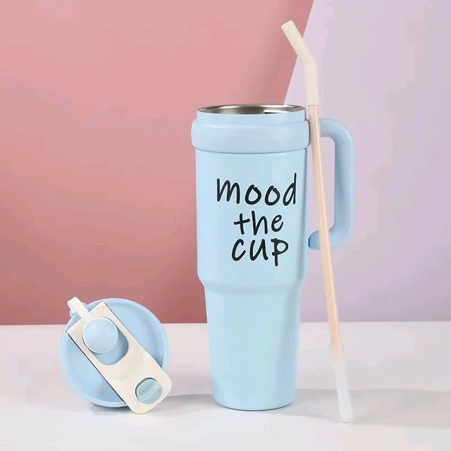 30oz 900ml Stainless Steel Tumbler
with Handle - Mountop Water....