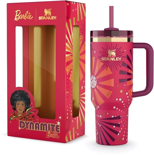 Stanley x Barbie™ 80s Dynamite Quencher| 1.2 LI Pink Tumbler | Limited Edition/