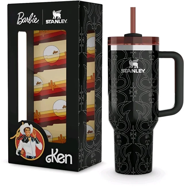Stanley x Barbie™ 80s Western Ken Quencher| 1.2 L|Black Tumbler | Limited Edition/