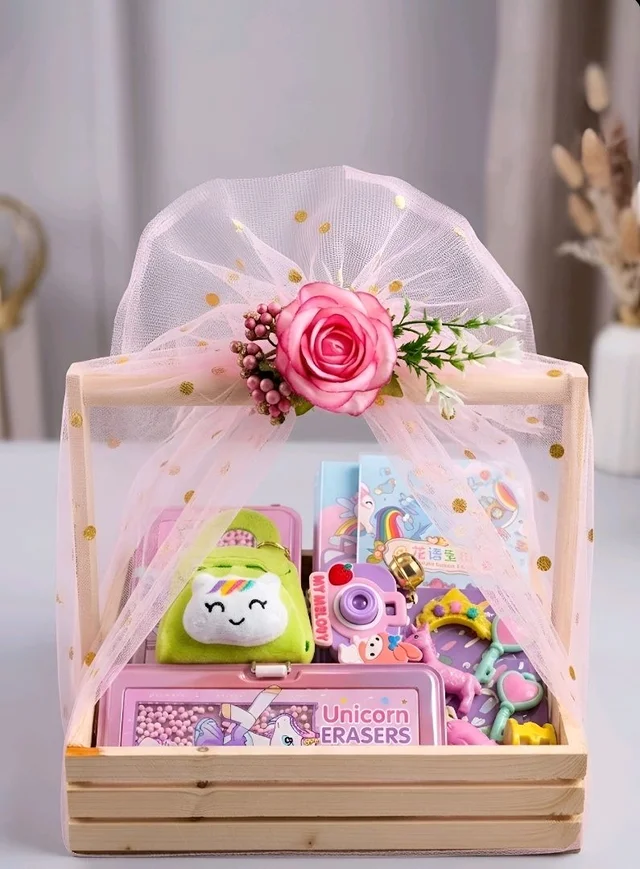 🦄Unicorns Gifts Box for
Toddler/Teen Girls,Gift for Girls Age 6-8 4 5 7 9 10 Year Old, 8 Pcs Unicorn Gift Set for Little Girl