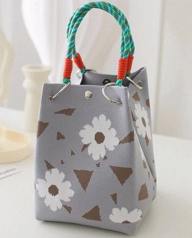 BETTER-JANE Butterfly Knitted
Bucket Bag, Versatile Cute...