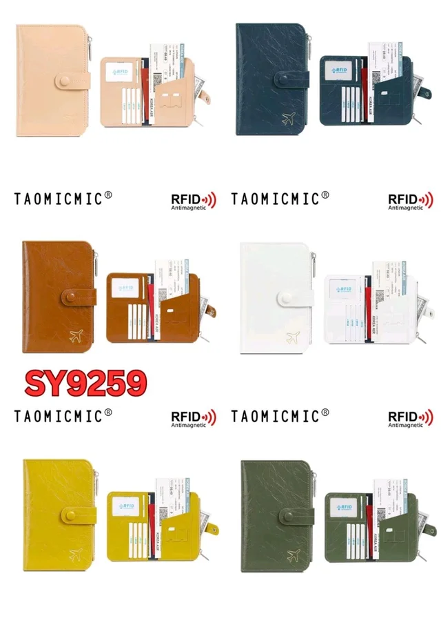 Deziliao Passport and Vaccine Card Holder Combo, PU Leather Passport Holder with Vaccine Card Slot,
Passport Wallet for Men and Women