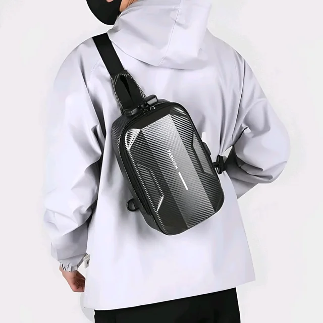Mochila Bandolera Antirrobo Pechera Morral Impermeable UsbFASHION