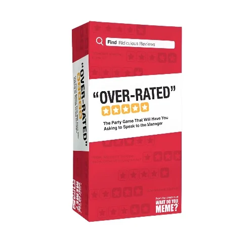 WHAT DO YOU MEME? Over-Rated Adult Party Game