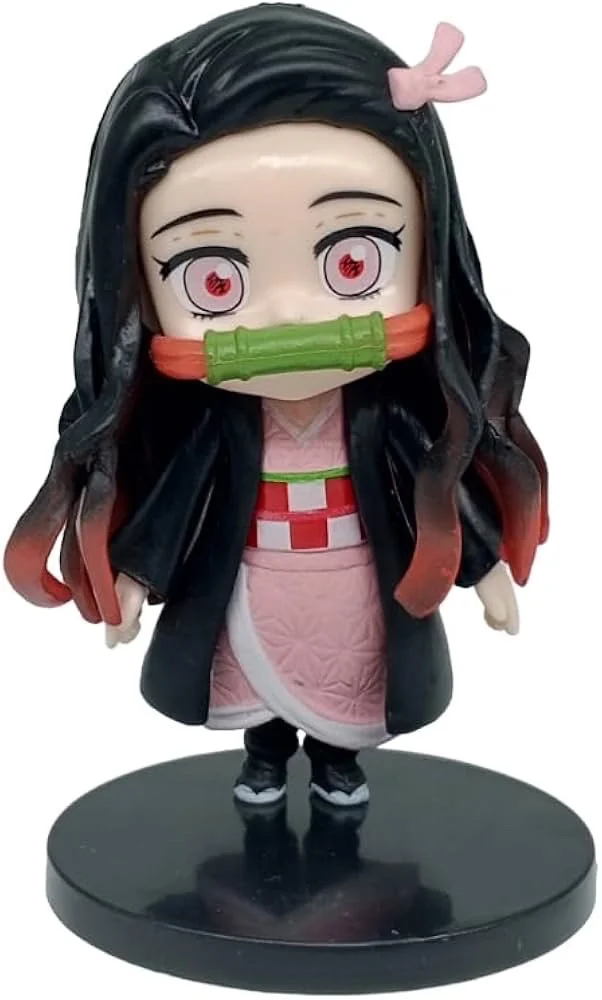 PINAKA Demon Slayer Anime Chibi Nezuko kamado Action
Figure Set C 9 cm Action Figure Figurine