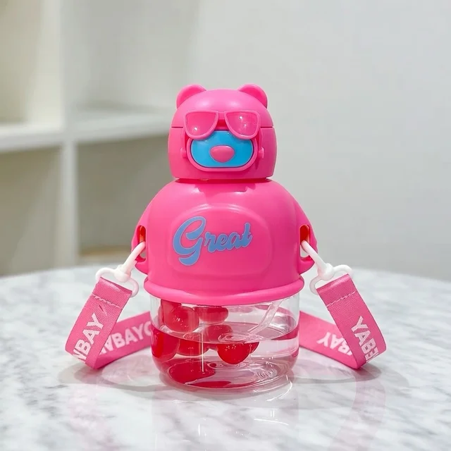 Bottle Plastic Sipper Great Teddy Bear