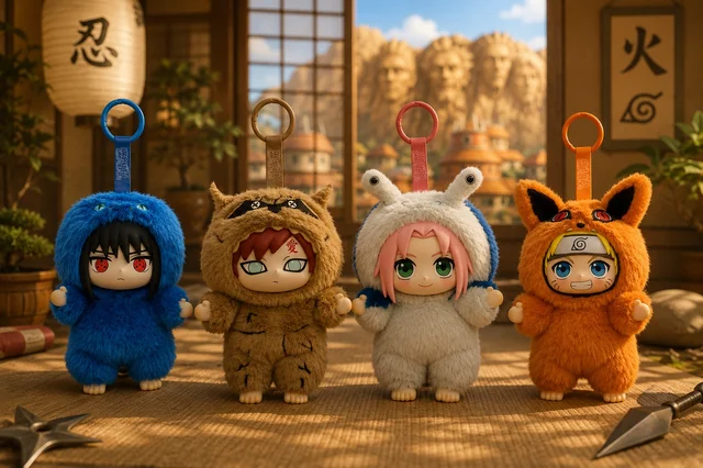 Naruto Beast Party Plush Pendant Blind Box 