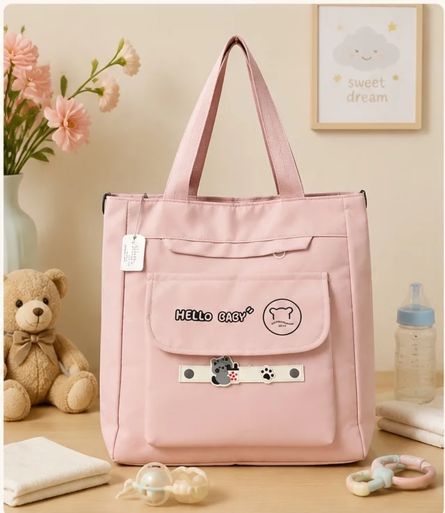 Pink Tote Bag 