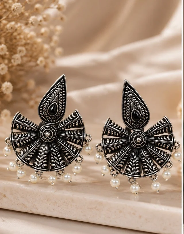 Oxidised Earrings