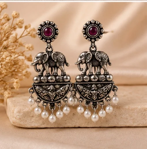 Oxidised Earrings
