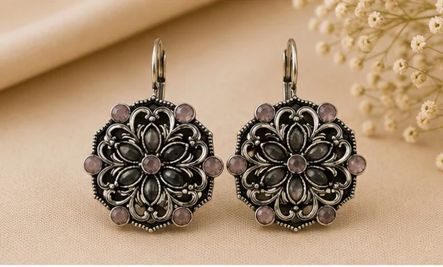 Oxidised Earrings