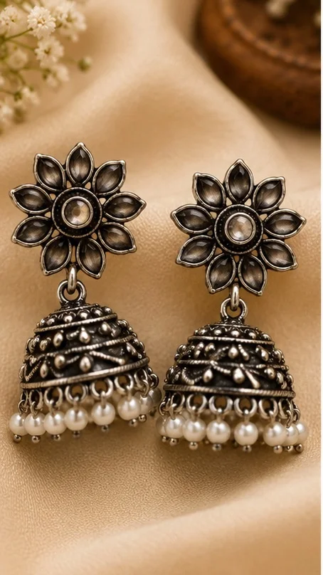 Oxidised Earrings 