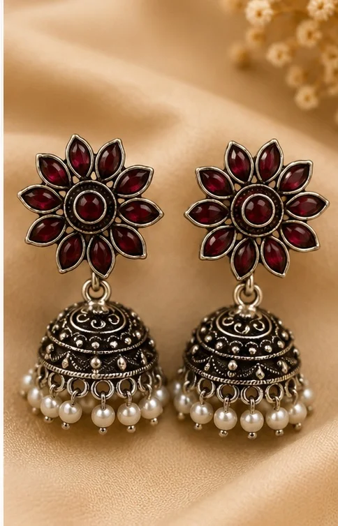 Oxidised Earrings 