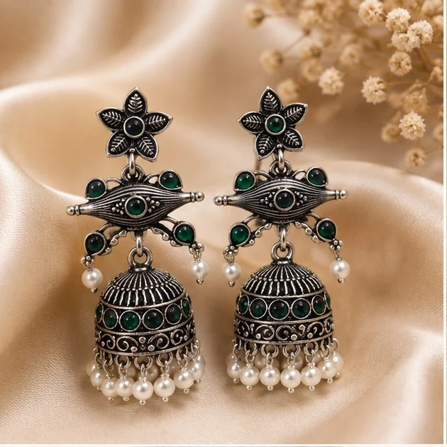 Oxidised Earrings 