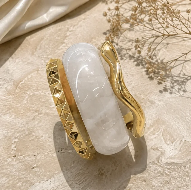 Resin Bangle Stack ( Set Of 3)