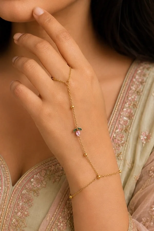 Tulip Hand Ring Chain 