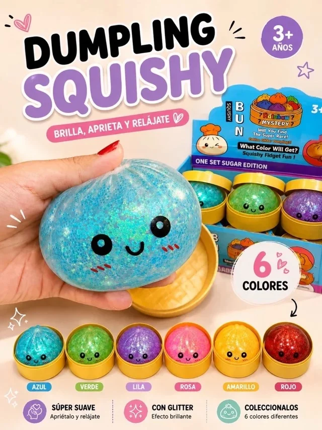 Glittery Dumplings Squishes 